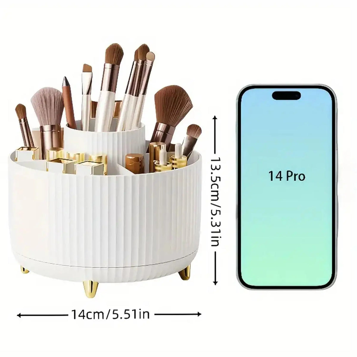Organizer Trucco Girevole 360°