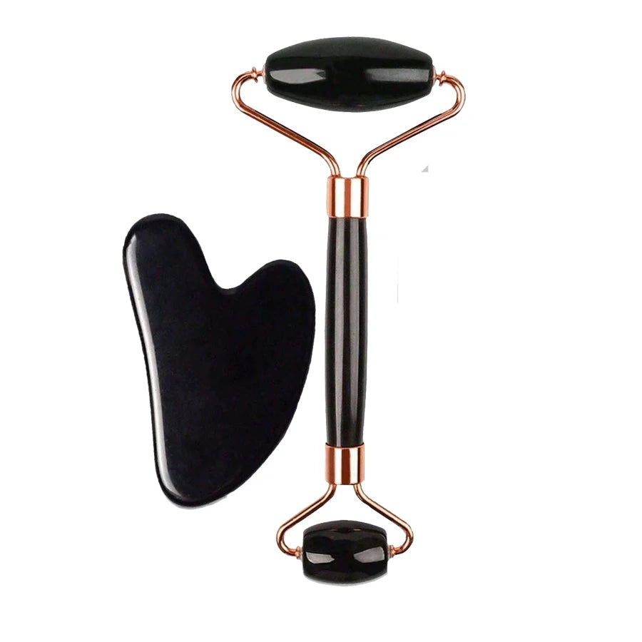 Set Ice Roller e Gua Sha Viso