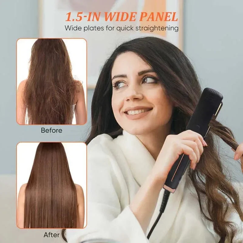 Piastra per Capelli 2 in 1 Liscia e Ricci
