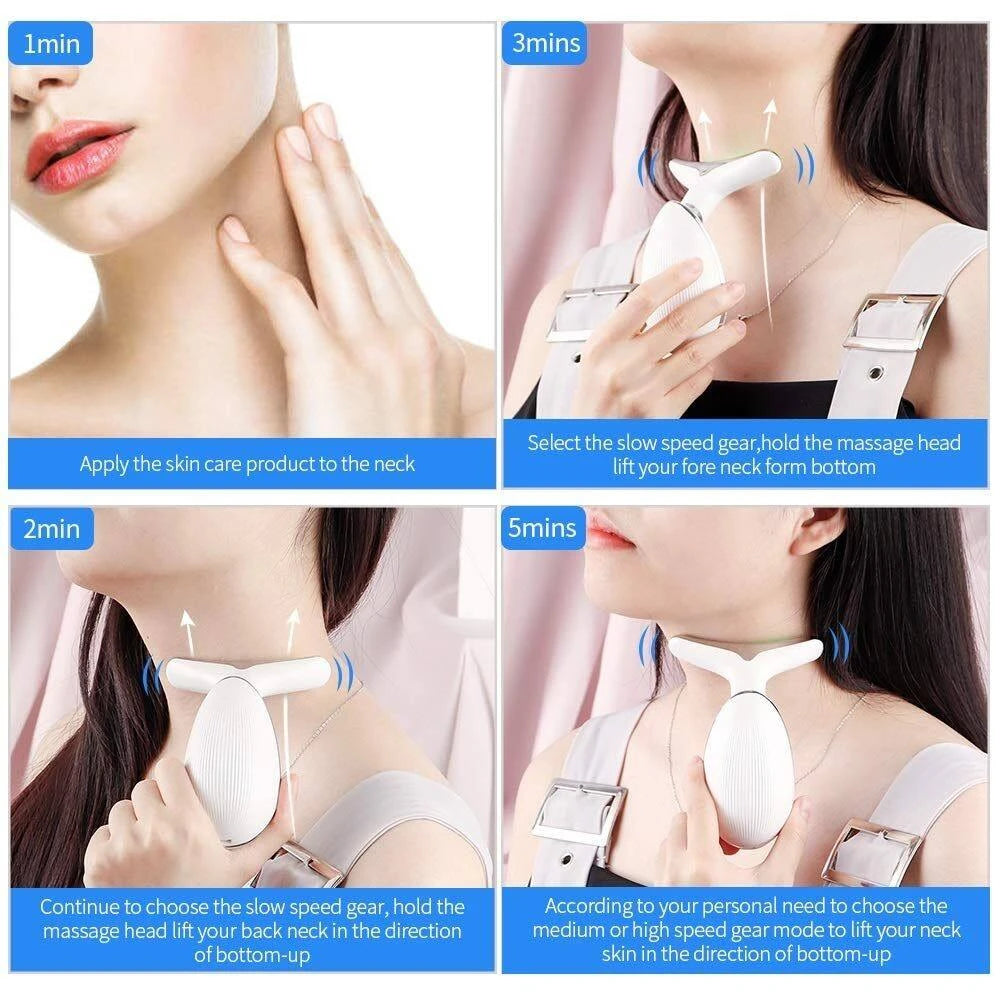 Massaggiatore Viso e Collo 3 in 1