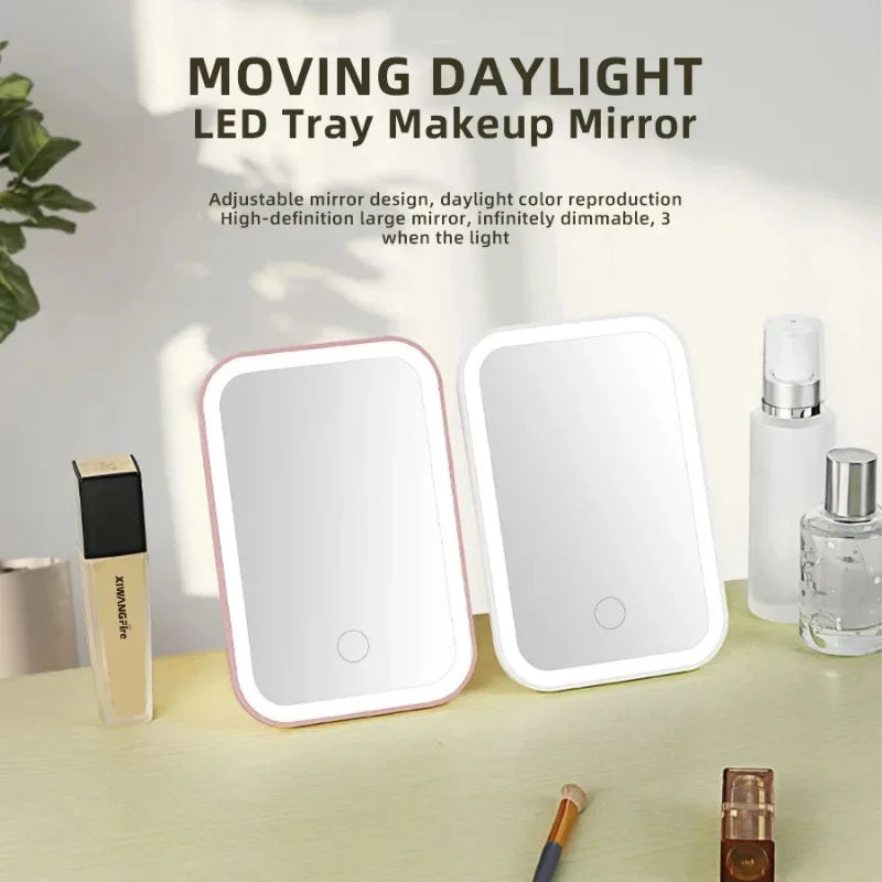 Specchio Trucco LED Pieghevole Touch