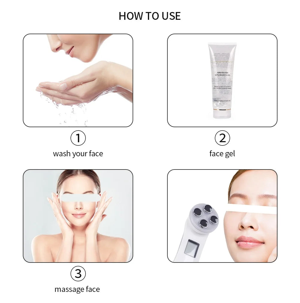 Dispositivo Viso Microcorrenti con Luce LED
