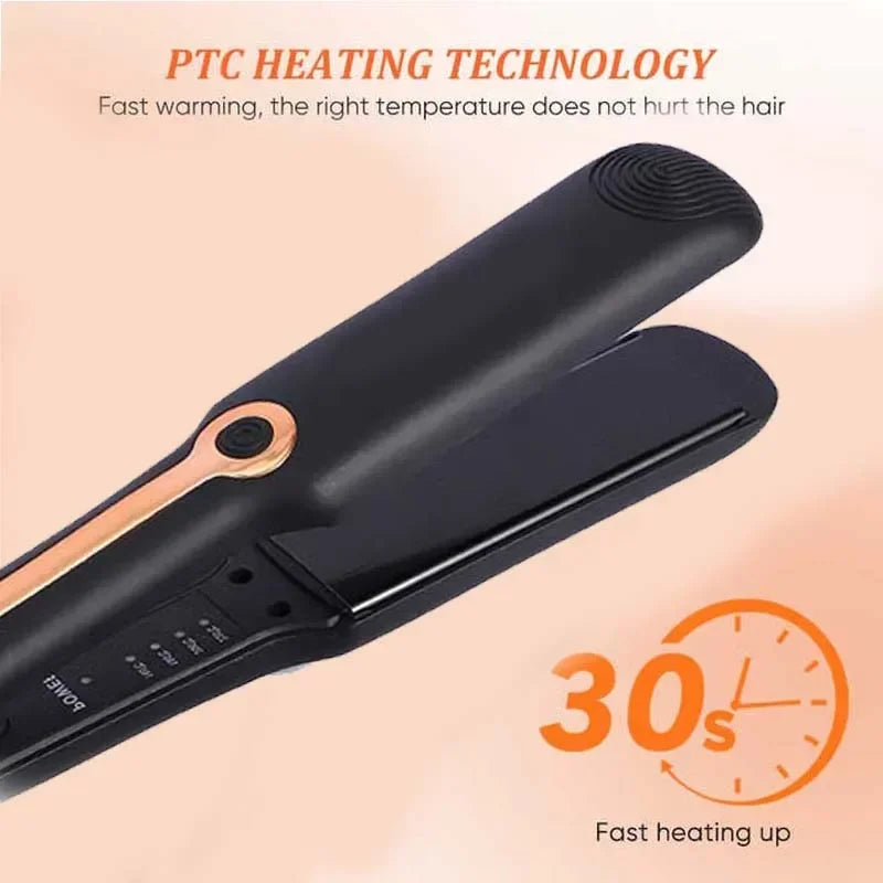 Piastra per Capelli 2 in 1 Liscia e Ricci