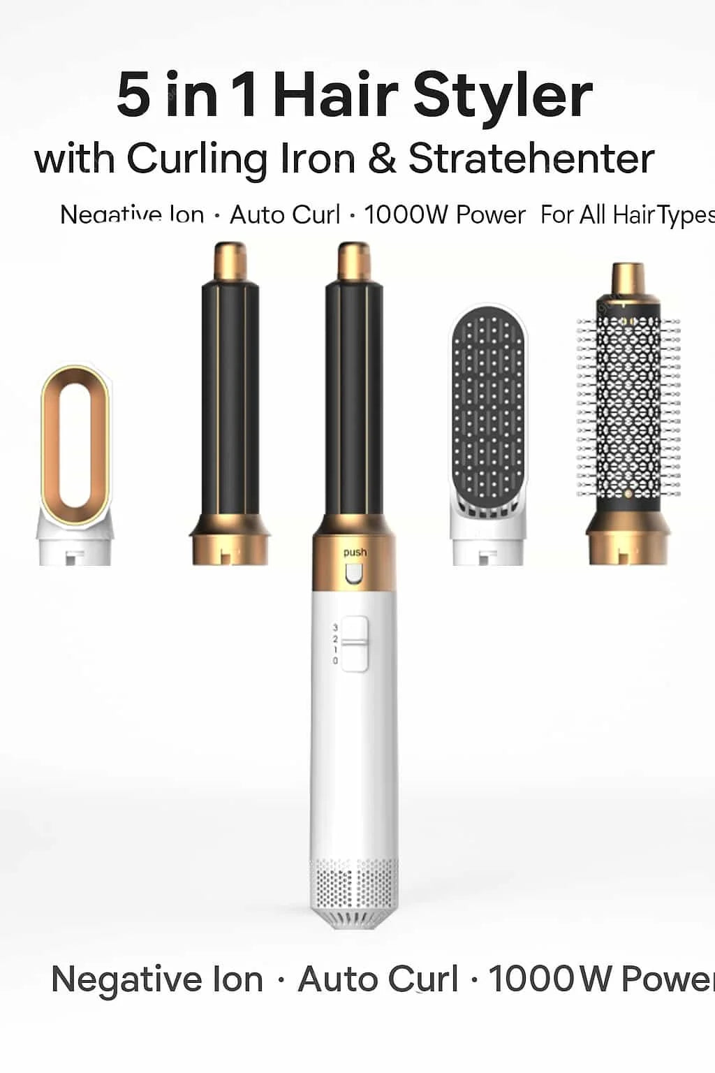 Spazzola Asciugacapelli 5 in 1