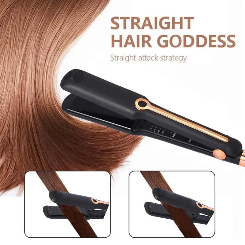 Piastra per Capelli 2 in 1 Liscia e Ricci