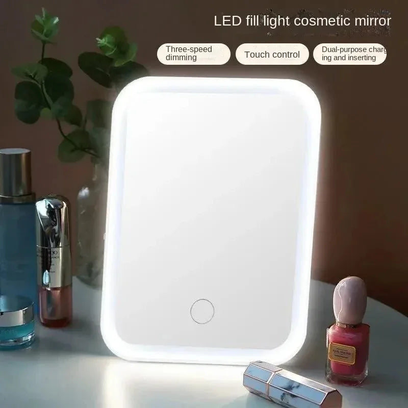 Specchio Trucco LED Pieghevole Touch