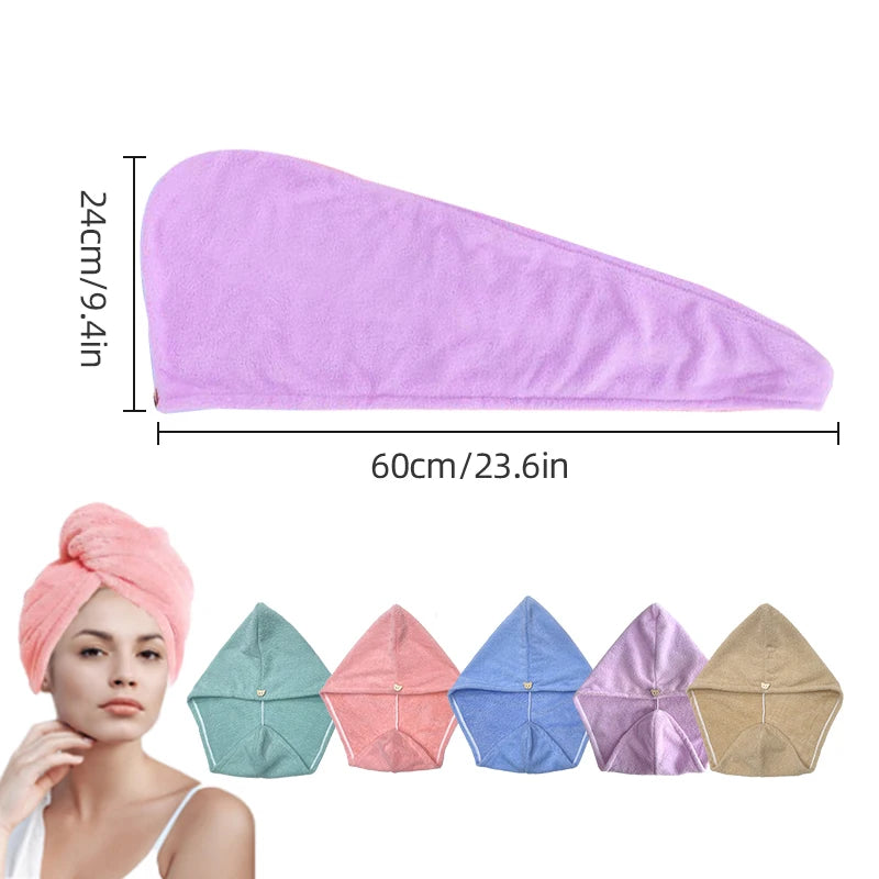 Turbante Asciugacapelli in Microfibra