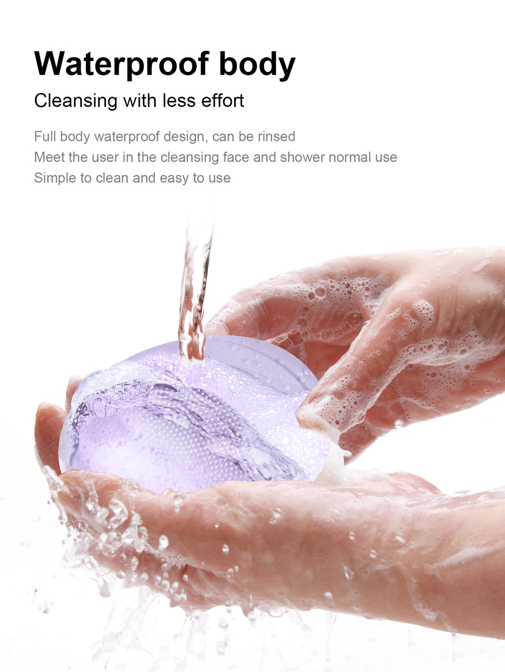 Spazzola Viso Sonica in Silicone