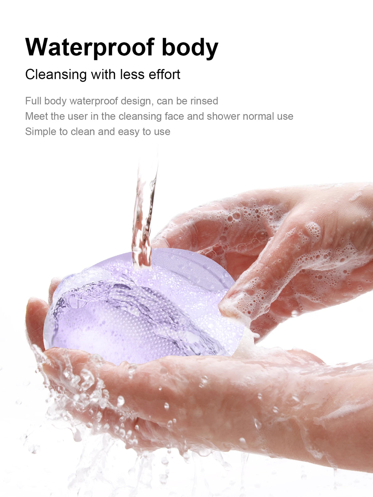 Spazzola Viso Sonica in Silicone