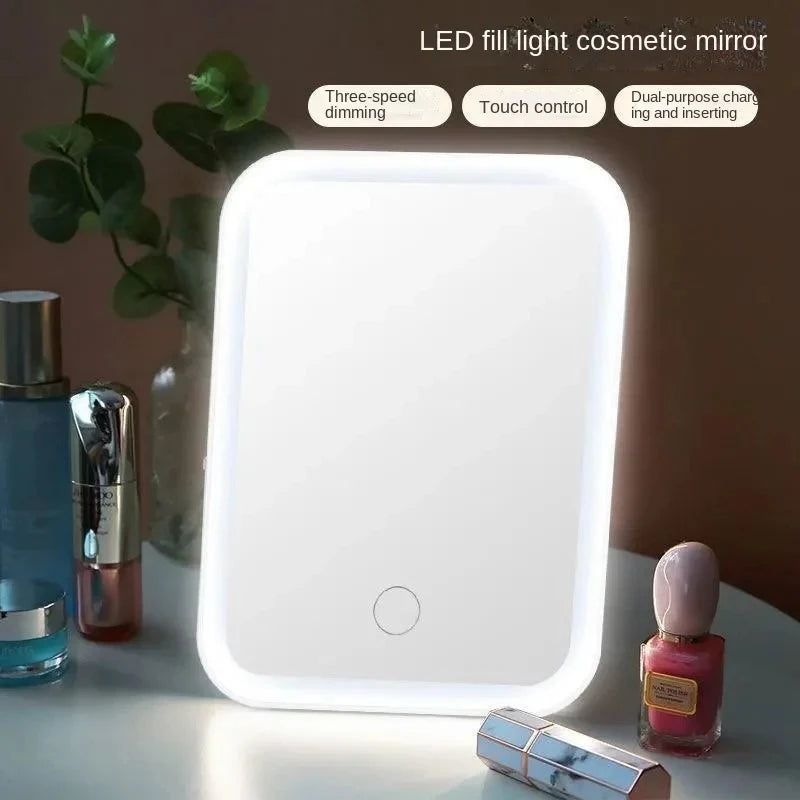 Specchio Trucco LED Pieghevole Touch
