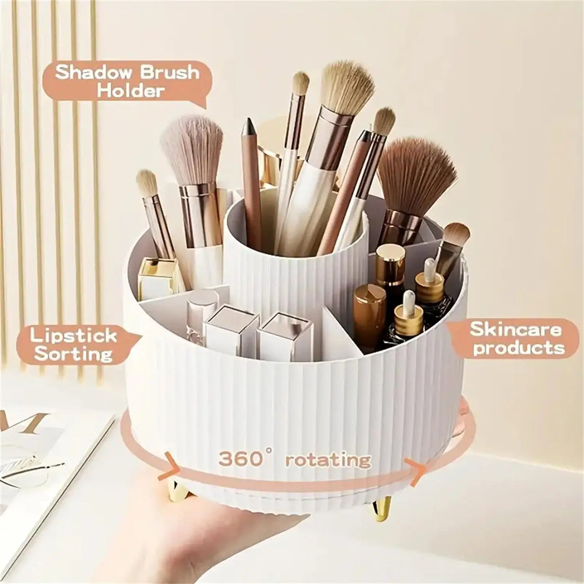 Organizer Trucco Girevole 360°